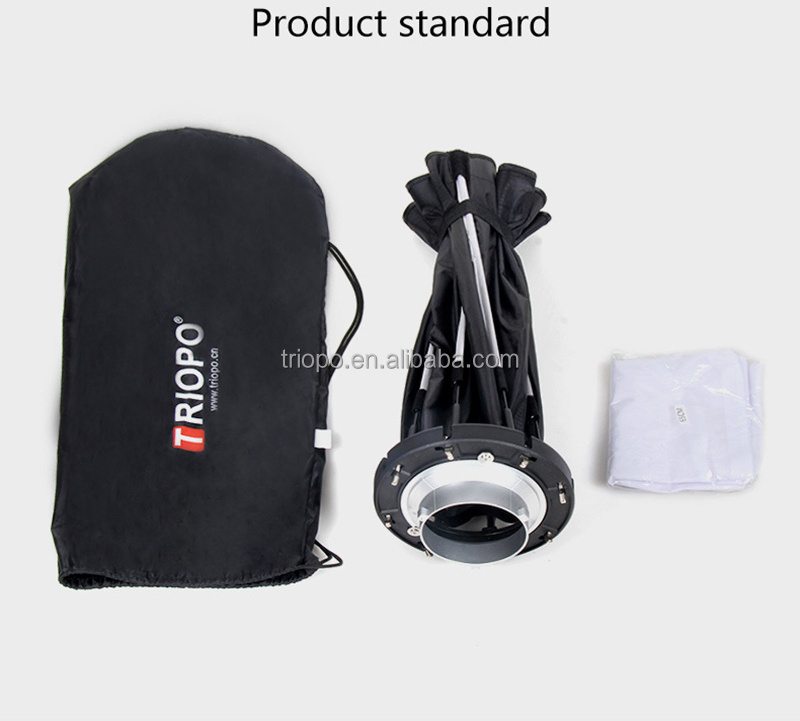 triopo Photo studio umbrella light box soft light box photography for Bowens mount studio light softbox