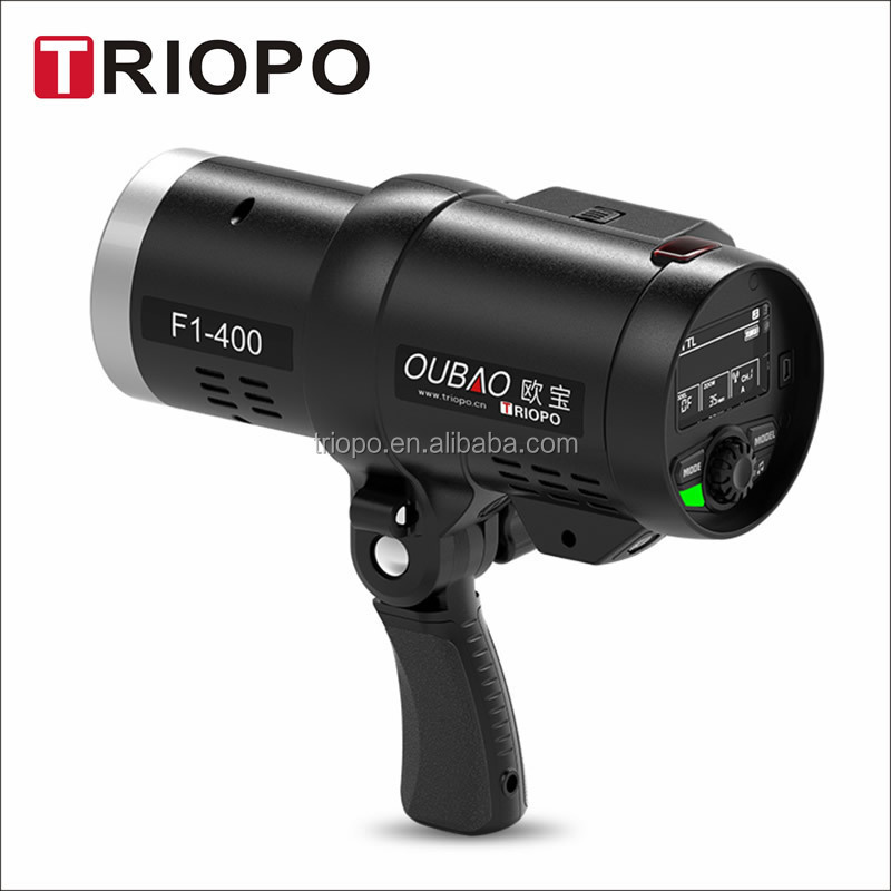 TRIOPO F1-400W 2.4G HSS(i-TTL and E-TTL) Outdoor Flash  Light , with 2.4G Wireless