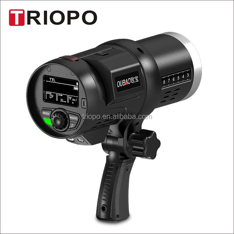 TRIOPO F1-400W 2.4G HSS(i-TTL and E-TTL) Outdoor Flash  Light , with 2.4G Wireless