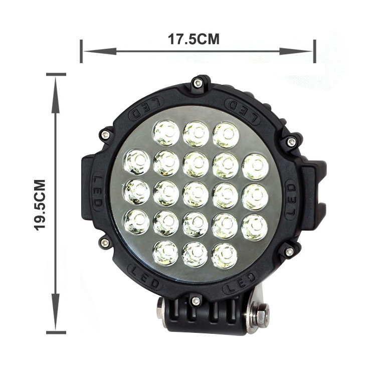 12v 24v 63 watt led working light for offroad truck suv atv 7