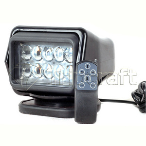 7inch 7" 50w off road Search Light with Remote Control Spot Light 50W Wireless Remote Led marine search light