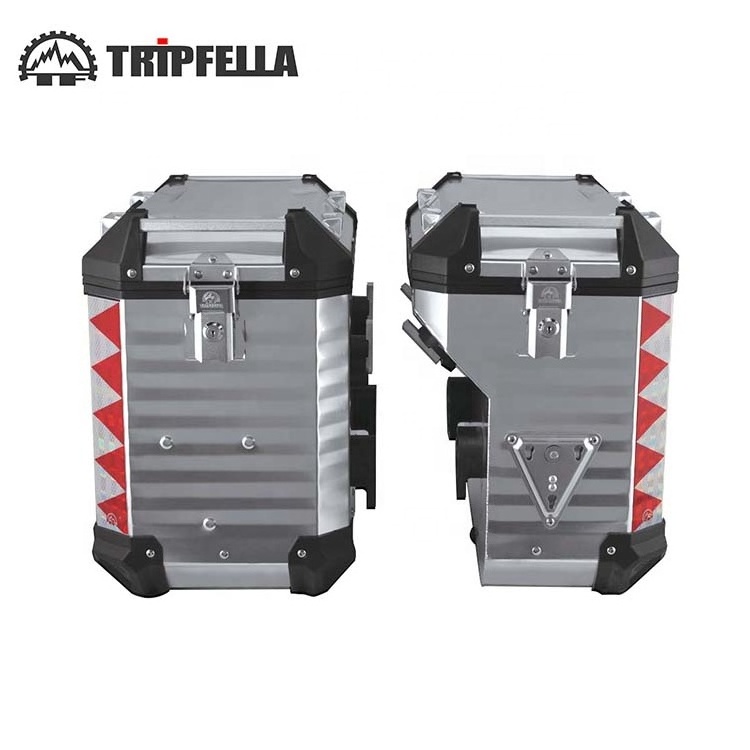 Tripfella - 46L Remus  pannier case, aluminium box,side box