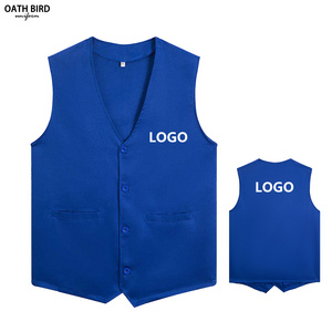 Customized Logo Polyester Work Volunteer Vest With Your Logo design Custom Promotional Advertising Volunteer Vest