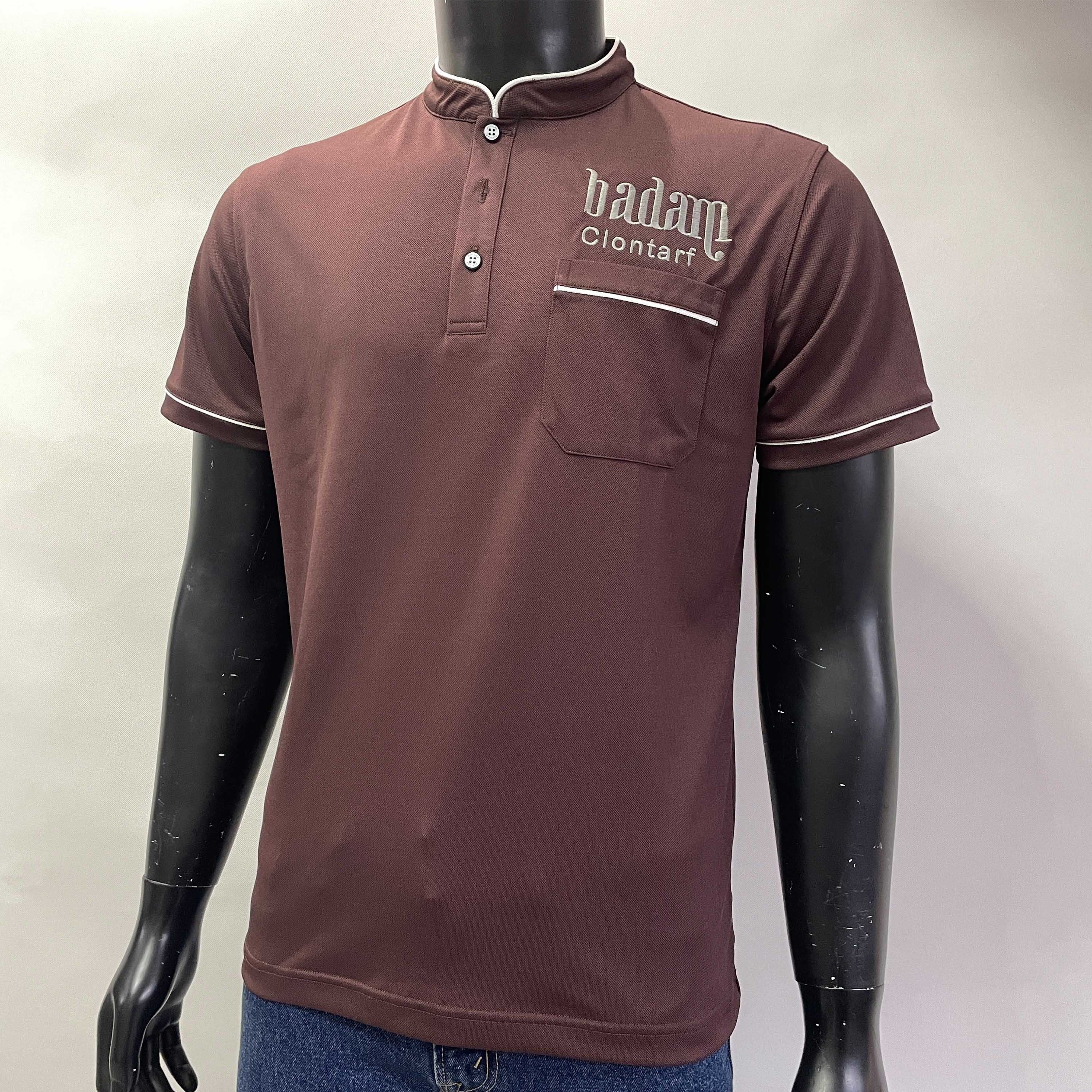 Solid Color Polo T Shirts Restaurant Bar Waiter Uniforms Wholesale Overall set Cafe Bar Uniforms