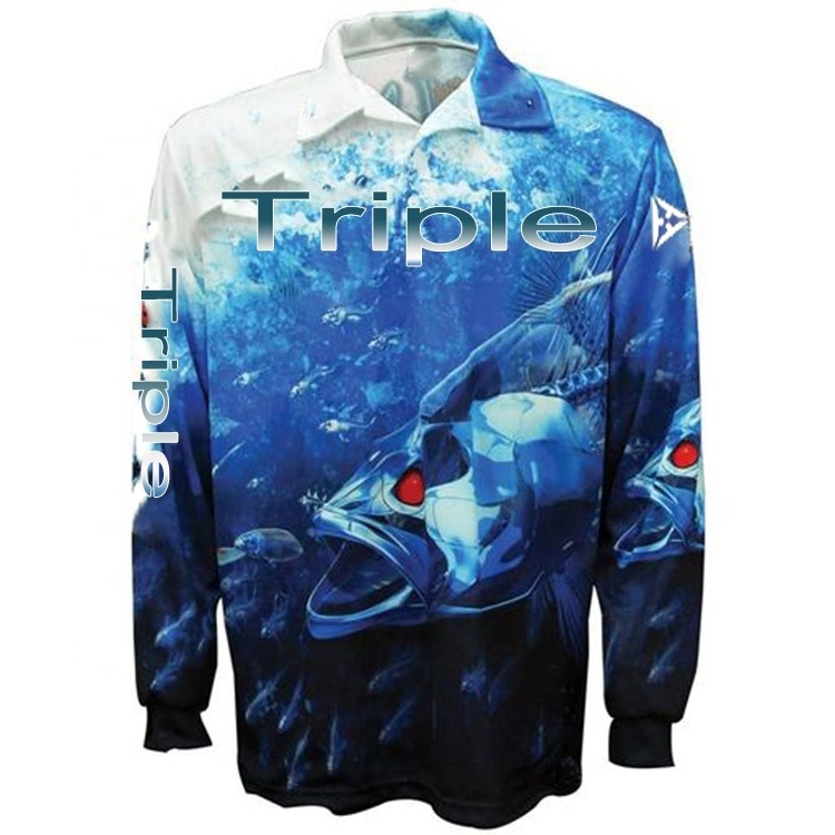 wholesale sublimated men womens ladies  youth   low moq vented button  fishing shirts