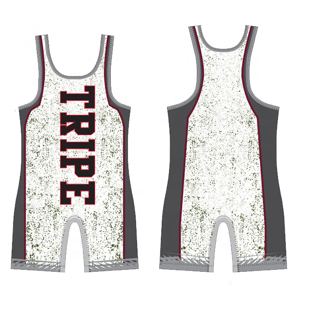 Cheap Lycra Wholesale latest sublimation wrestling singlets