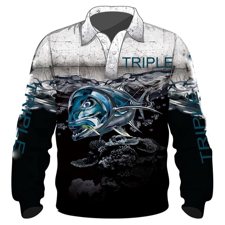 wholesale sublimated men womens ladies  youth   low moq vented button  fishing shirts