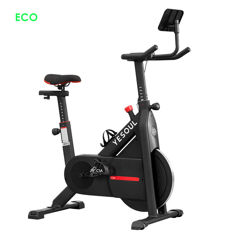 Factory fitness equipment indoor smart cycling bike with  heart rate date course