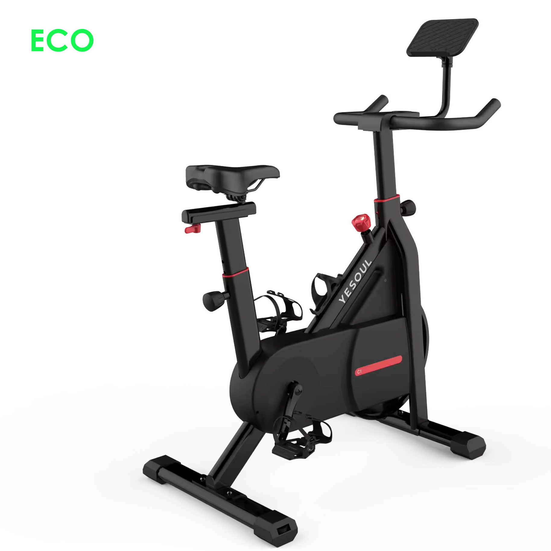 Factory fitness equipment indoor smart cycling bike with  heart rate date course