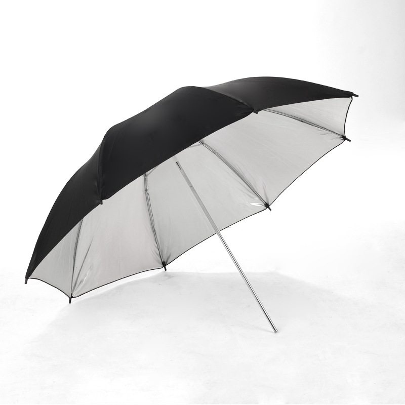 Factory sale Photography Equipment Reflective photo Umbrella 33''/85cm Black/Silver Umbrella