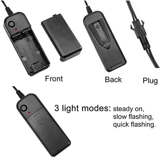 EL inverter/battery pack/driver for el wire/panel/backlight