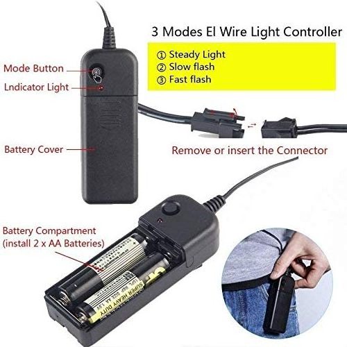 EL inverter/battery pack/driver for el wire/panel/backlight