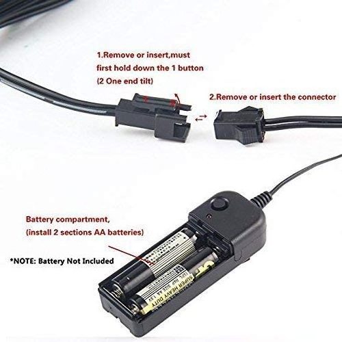 EL inverter/battery pack/driver for el wire/panel/backlight