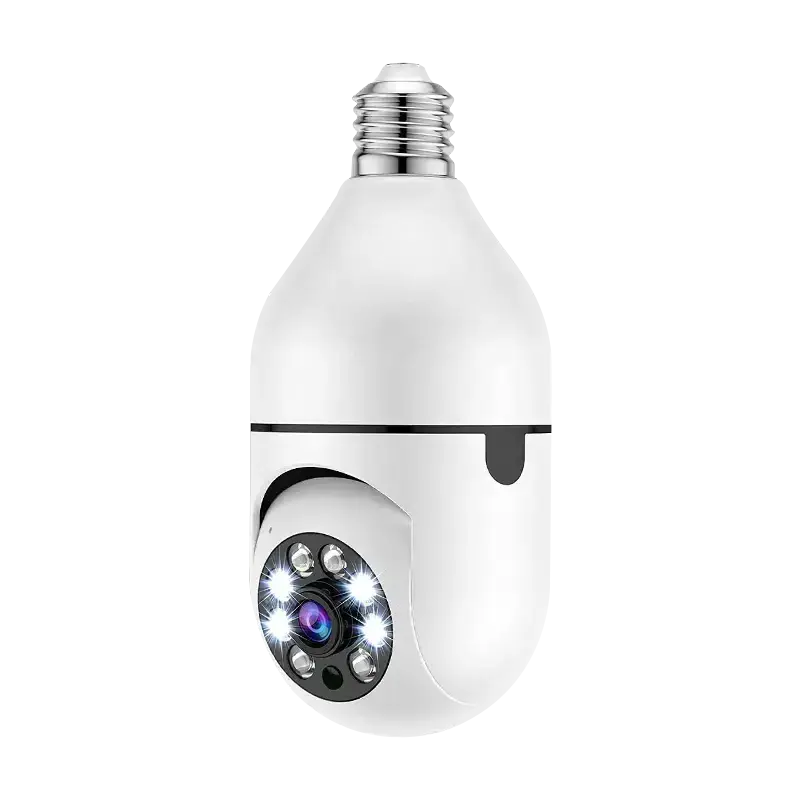 High quality E27 night vision wireless light bulb camera 360 cctv hidden 5G /2.4G wifi mini ip security digital camera