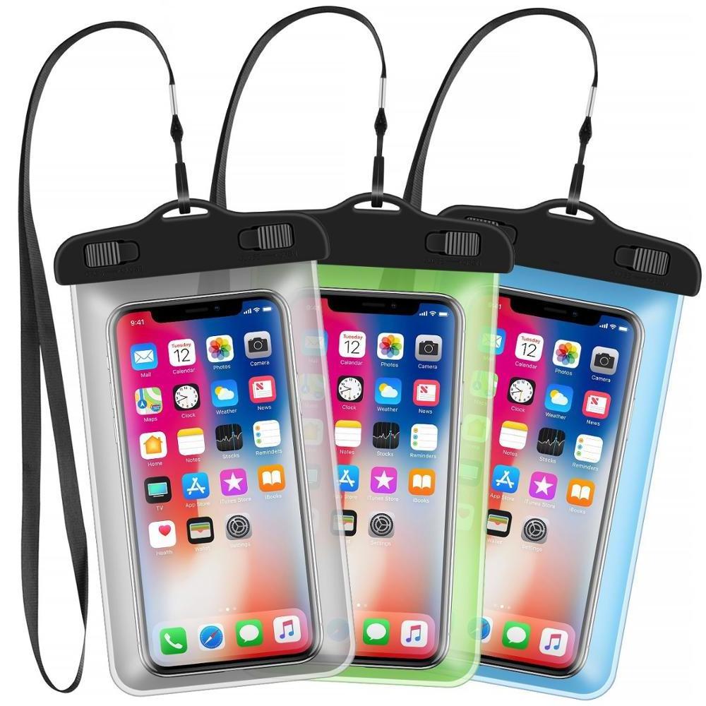 Summer Swimming Bags Waterproof Phone Case Waterproof Bag Mobile Phone Pouch PV Cover for iPhone 15 14 12 Pro Xs Max Galaxy S10