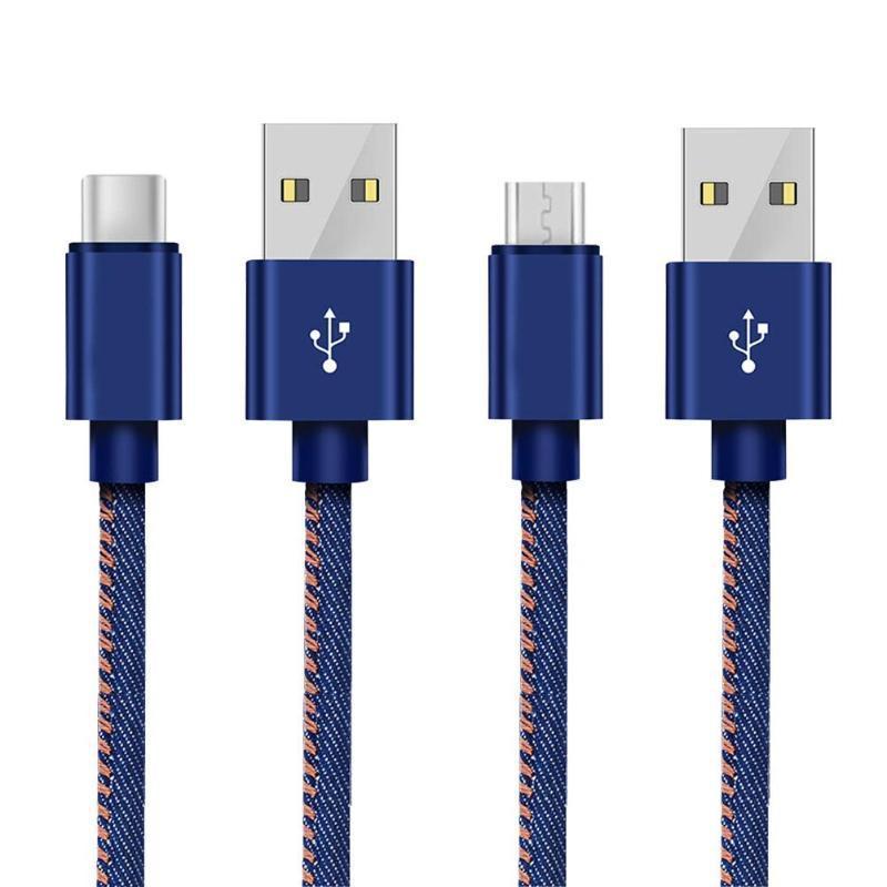 Micro USB Cable 1m Fast Charging USB Sync Data Mobile Phone Android Adapter Charger Cable for Samsung Cable