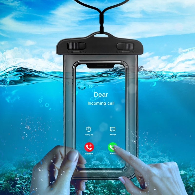 Summer Swimming Bags Waterproof Phone Case Waterproof Bag Mobile Phone Pouch PV Cover for iPhone 15 14 12 Pro Xs Max Galaxy S10