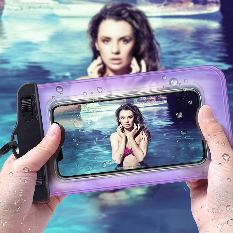 Summer Swimming Bags Waterproof Phone Case Waterproof Bag Mobile Phone Pouch PV Cover for iPhone 15 14 12 Pro Xs Max Galaxy S10