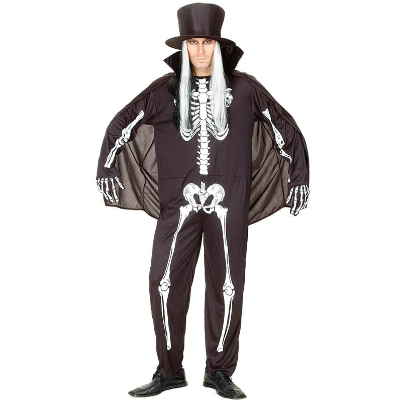 Halloween Children's Day Skeleton Ghost Demon Party Costume/masquerade/party Costume Polyester Adults Picture 2 Piece