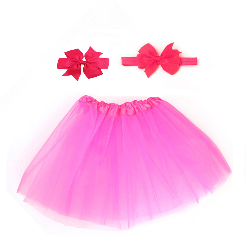 2020 3pcs baby tutu skirt for girls tutu baby girl  with headband fluffy baby pictures tutu skirt with butterfly set