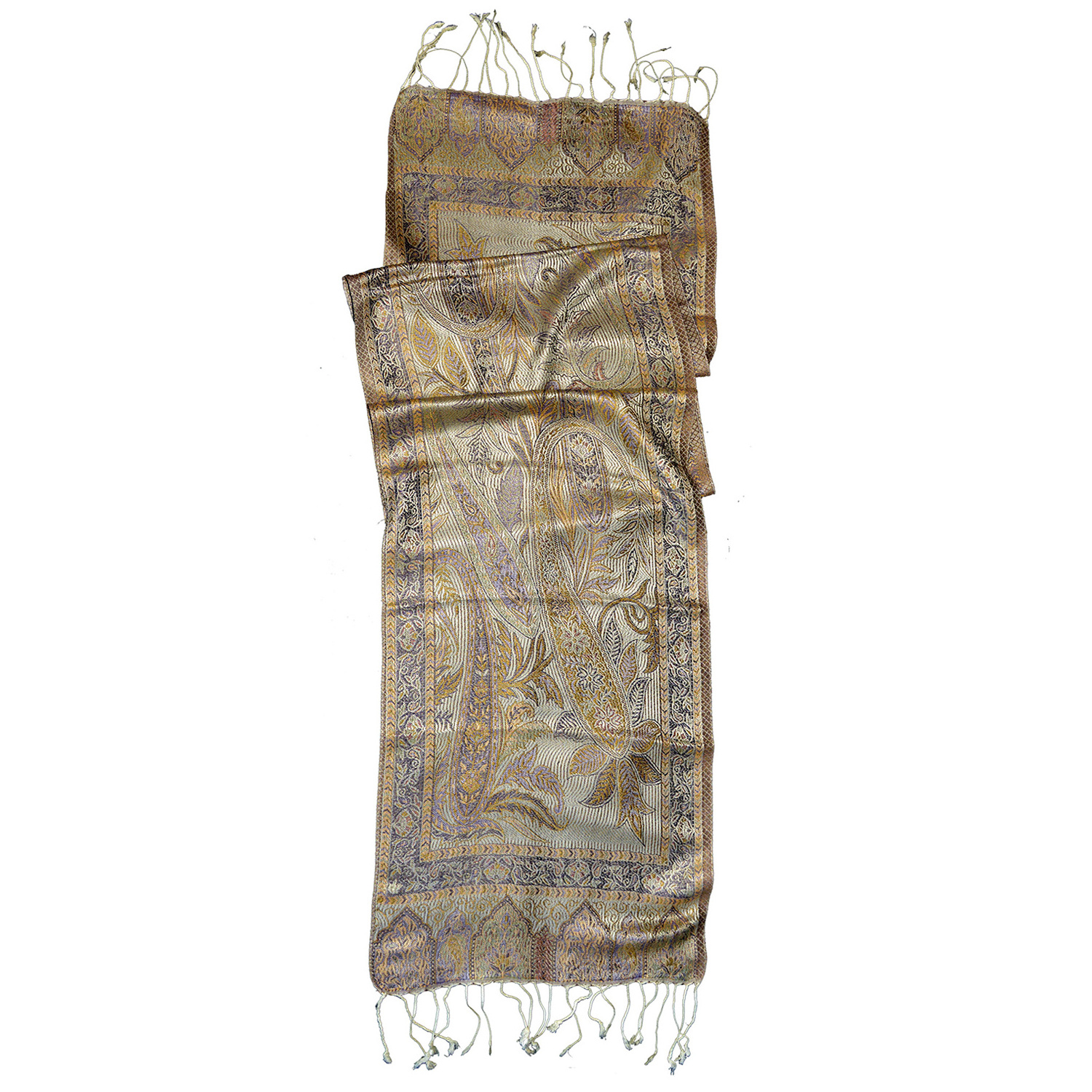 Stylish Antique Designs Reversible Scarf Made With 100% Silk Square scarf head scarf for women wear