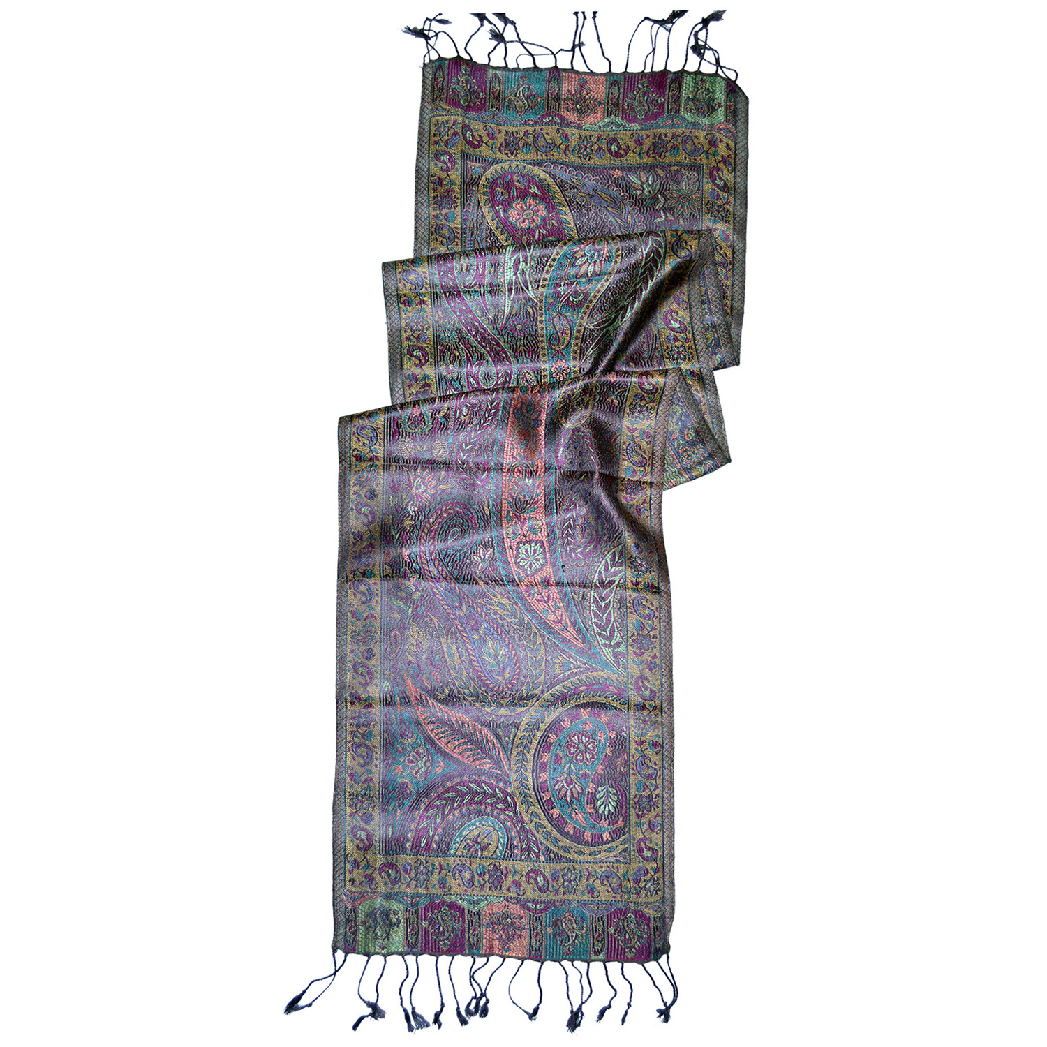 Stylish Antique Designs Reversible Scarf Made With 100% Silk Square scarf head scarf for women wear