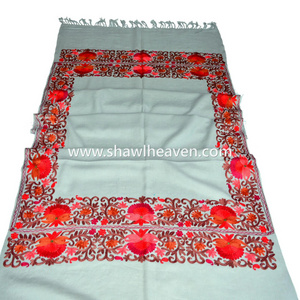 Design Ombre Shawls Kashmir Shawls Wedding Gift Kashmiri Embroidery Shawls / Stoles Women 100% Wool Winter Benedetto WEMB 0069