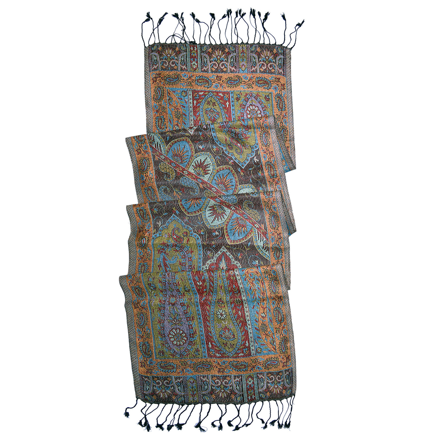 Stylish Antique Designs Reversible Scarf Made With 100% Silk Square scarf head scarf for women wear