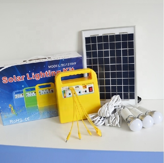 solar power generator for home use mini solar home lighting kit solar dc led lights rechargeable led bulbs solar energy storage