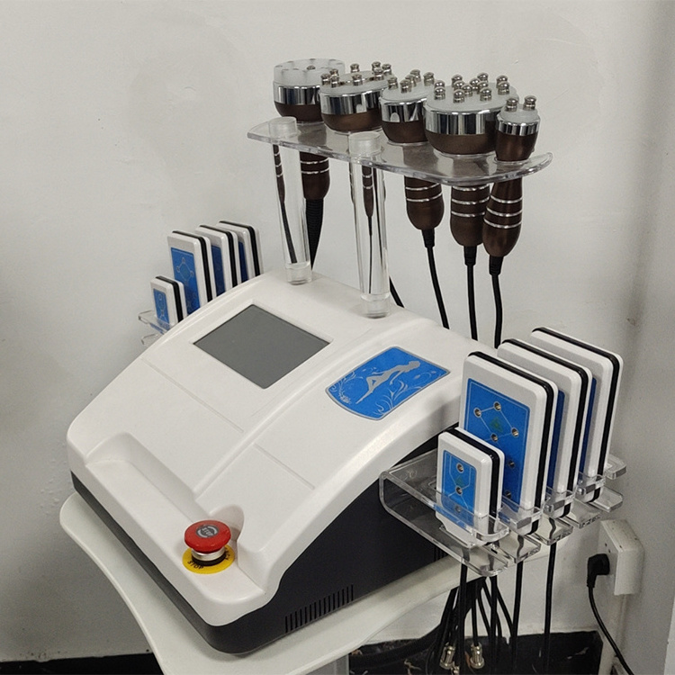 Professional Shape Fat Burning 40k Cavitation Machine 80k / Lipolaser 6 In 1 Cavitation Machine With Vacuum Cavitation System