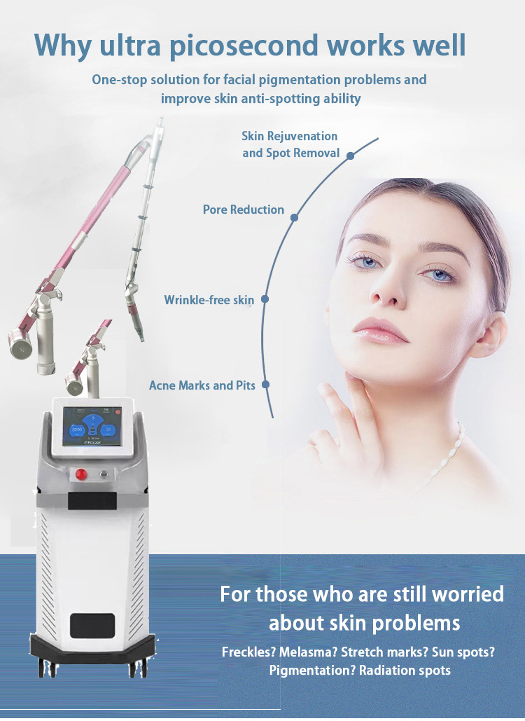 Alexandrite Laser With Nd Yag Professional Laser Picosecond Pen Blue Red Tattoo q Switch Nd Yag Laser Machine Pigment Removal