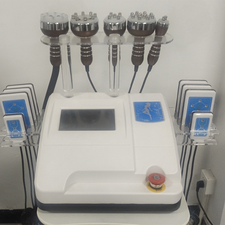 Professional Shape Fat Burning 40k Cavitation Machine 80k / Lipolaser 6 In 1 Cavitation Machine With Vacuum Cavitation System