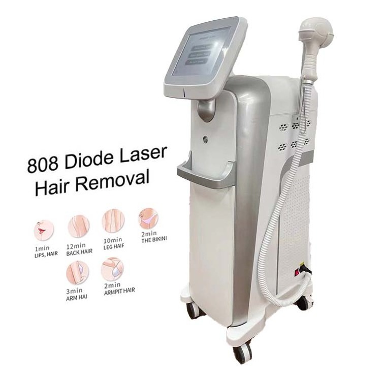 2024 New 5 Bar 808Nm Diode Laser Permanent Underarm Hair Removal Laser Machine Price Painless Laser Hair Removal Ipl