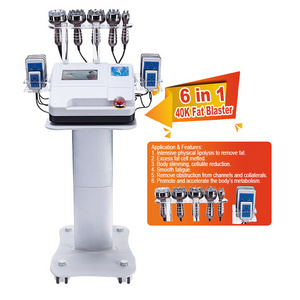 Newest 6 In 1 Cavitation Machine 40k Laser Rf Fat Lipo Cavitation Slimming Machine Lipocavitation 80k