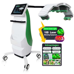 2024 Upgrades Versions Maxlipo System Upgrades Maxlipo System 10d Lipo Green Laser 532nm Cold Laser Fat Removal Machine