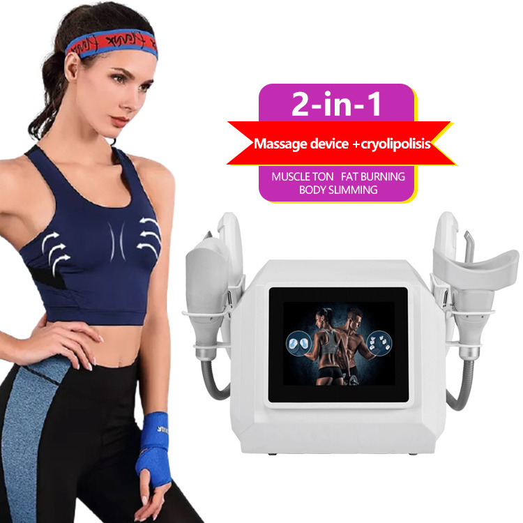 360 Cryo Ems Rf 2 In 1 Weight Loss Machine Ems For Beauty Equipment Cryo Body Slimming Machine Shaping Machine Ems Massager