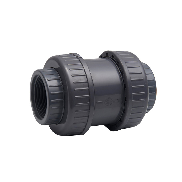 Plastic UPVC PVC-U PVC Non Return Non-Return Ball Check Valve