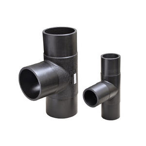 butt fusion hdpe pipe fittings tee joint