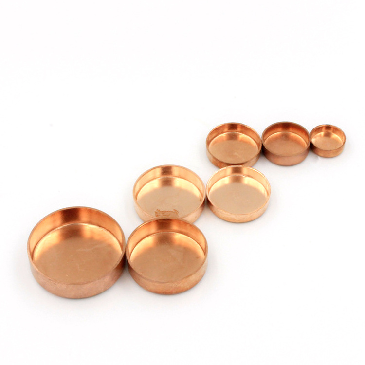 Custom Copper Welding Pipe Fittings End Caps For Copper Pipe