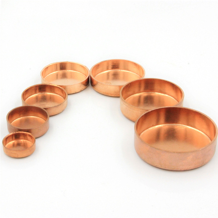 Custom Copper Welding Pipe Fittings End Caps For Copper Pipe