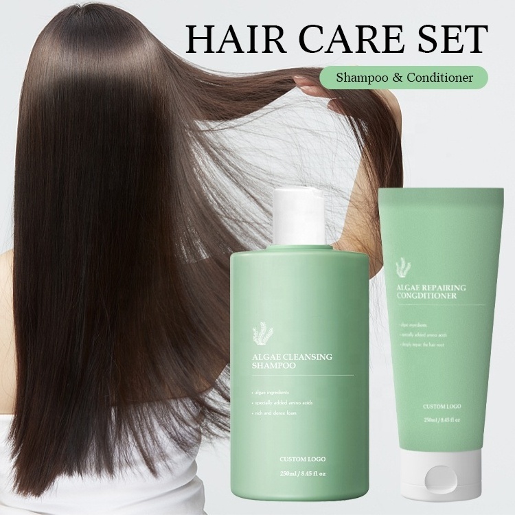 Wholesale Private Label Vegan Natural Hair Care Products Hair Conditioner and Shampoo Sets