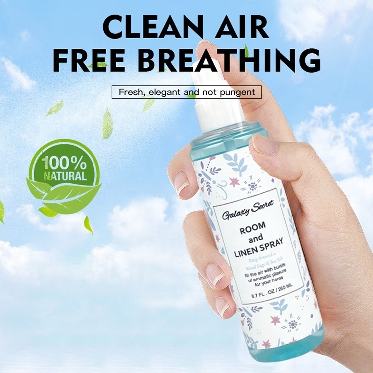 Free Sample Room and Line Spray Fragrance Perfume Mist Spray Perfumado Clean Air