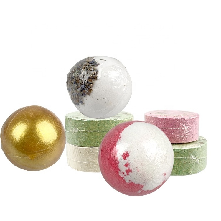 Oem Custom Logo Bath Bomb Fizzy Private Label Bath Fizzies Natural Luxury Christmas Bath Bomb Gift Set Bathbombs