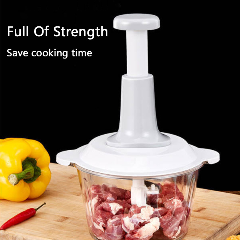 Stainless Steel Manual Pull Cutting Slicer Kitchen Tools Eco-Friendly Vegetable Chopper Meat Grinder