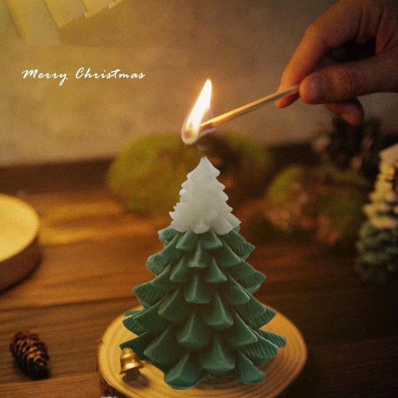 Christmas Candle Custom Scented Candle Christmas Decoration Props Christmas Tree Scented Candle