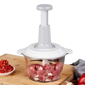 Stainless Steel Manual Pull Cutting Slicer Kitchen Tools Eco-Friendly Vegetable Chopper Meat Grinder