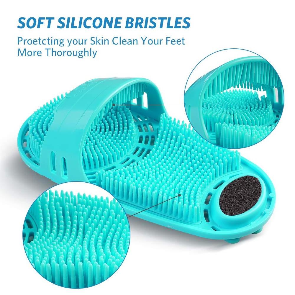 Silicone Foot Scrubber Loofahs Exfoliating Scrubber Foot Shower Bath Brushes Cleaning Bath Brush Scrubber