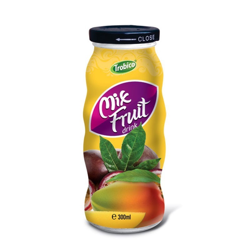 OEM Fruit Juice Trobico Brand 300ml Glass Bottle Mango Juice