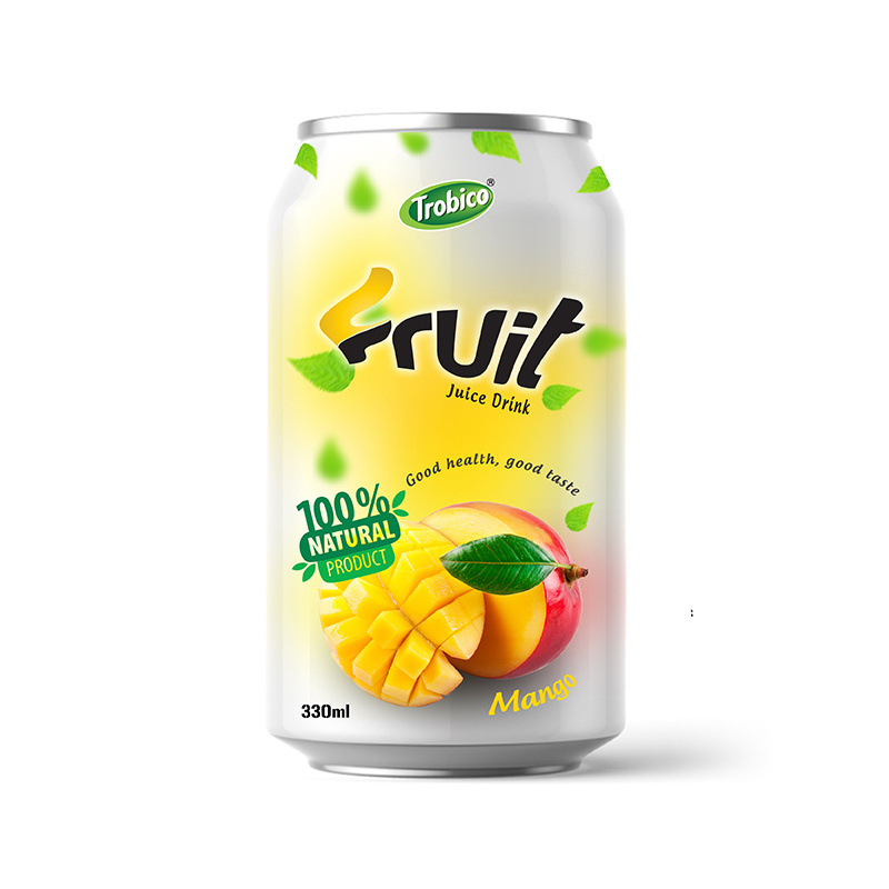 High Quality OEM Manufacturer from Vietnam 330ml alu short Can Fruit Juice Drink