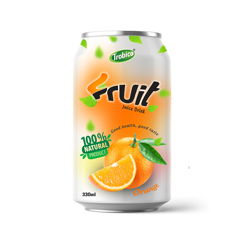 High Quality OEM Manufacturer from Vietnam 330ml alu short Can Fruit Juice Drink